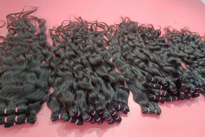 Raw Curly Indian Hair Bundles